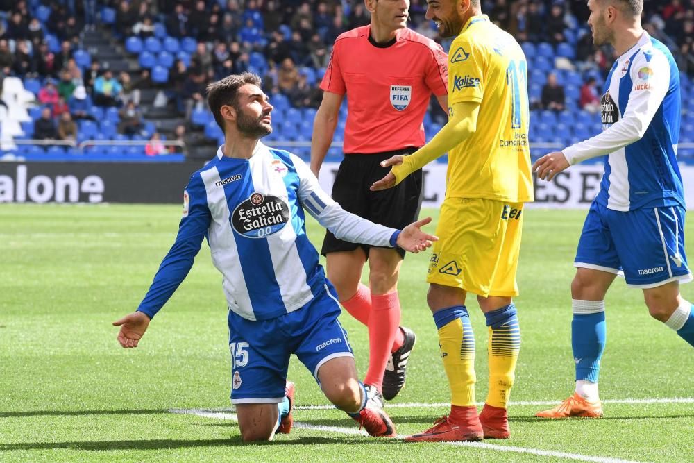 El Dépor empata ante Las Palmas en Riazor