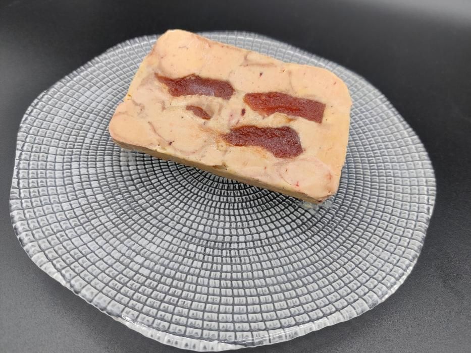 Terrina de foie Mi-cuit elaborada per alumnes de l''Escola d''Hostaleria de Figueres.