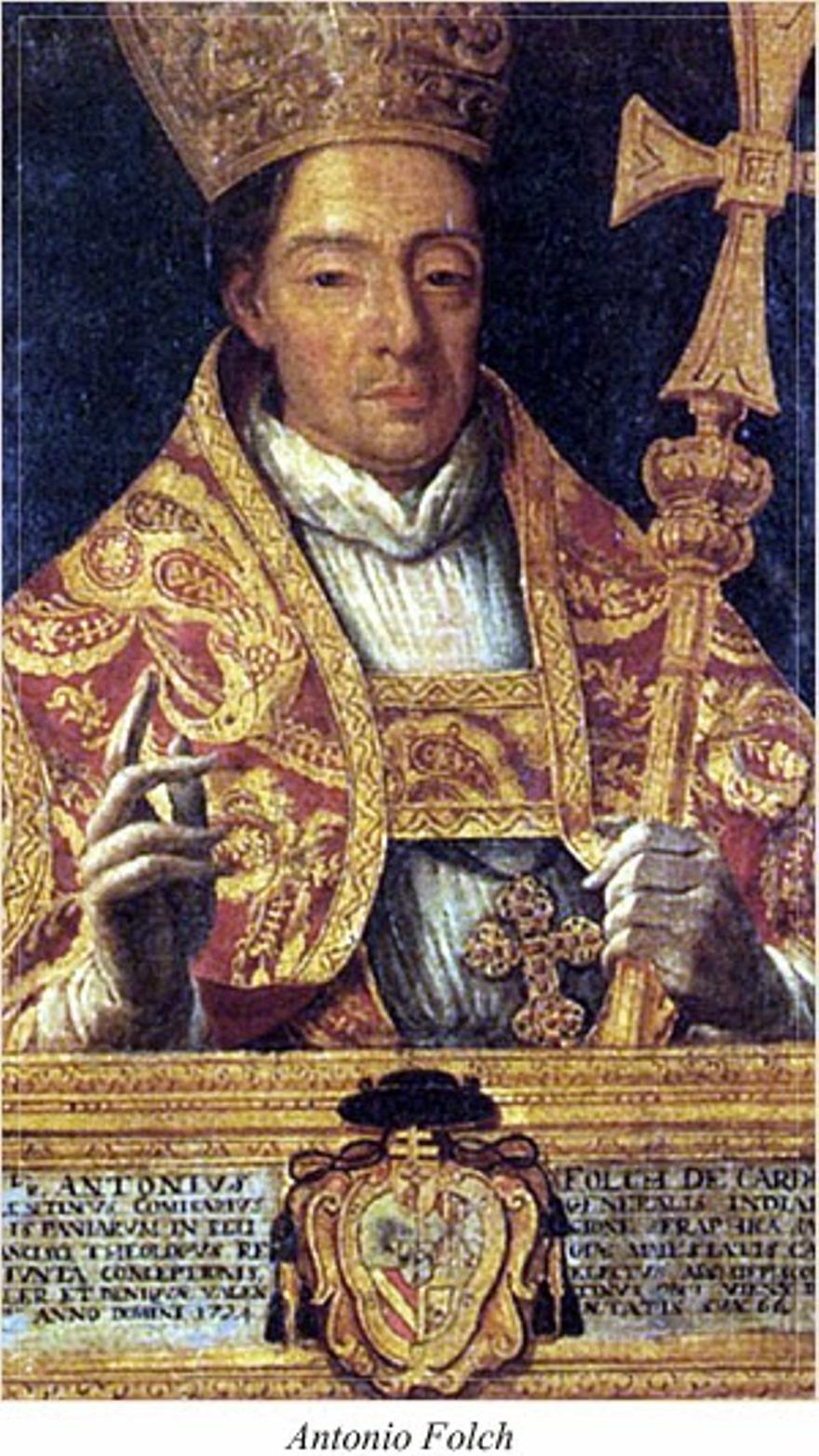 El arzobispo Folch Cardona.