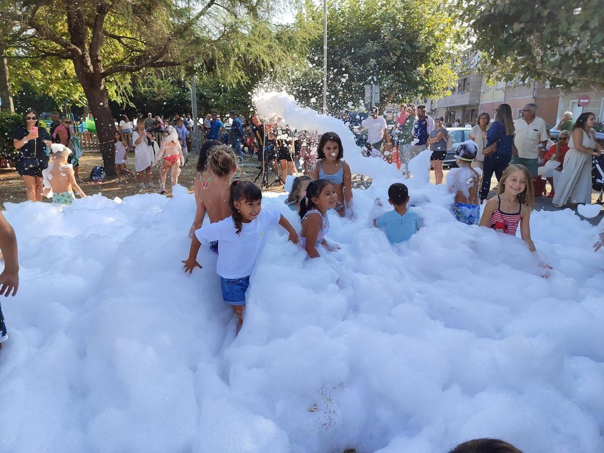La fiesta de la espuma, en la celebración de 2025.