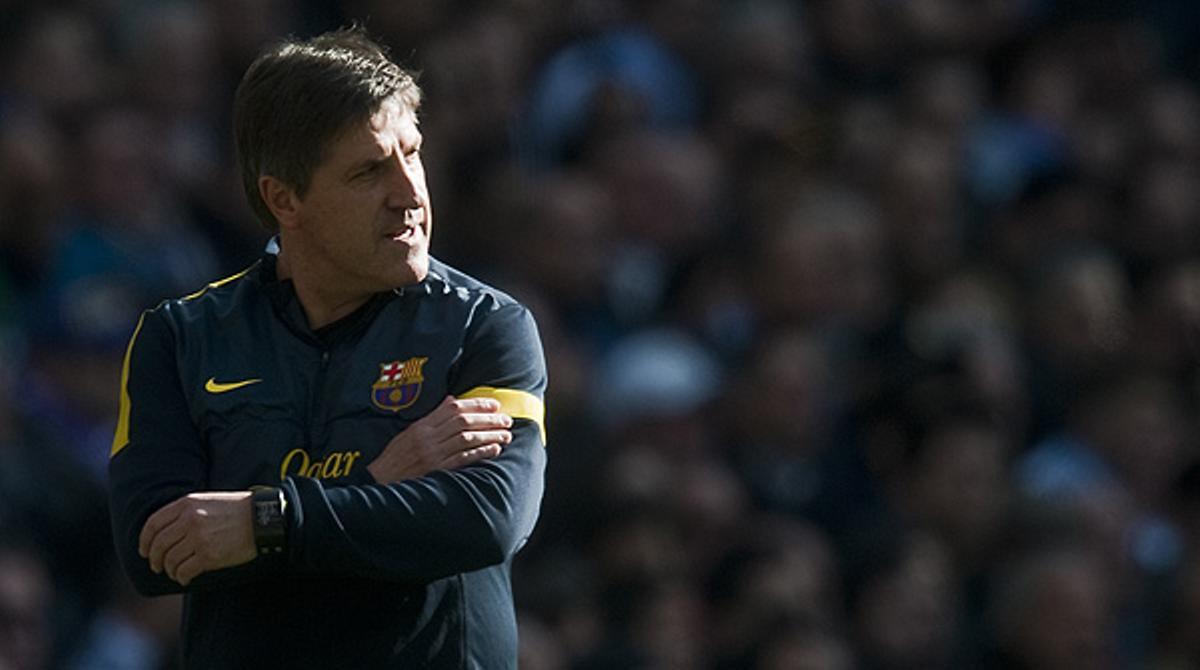 L’ajudant de Tito destaca la bona feina de tots els jugadors davant el Saragossa però nega que la Lliga estigui lligada.