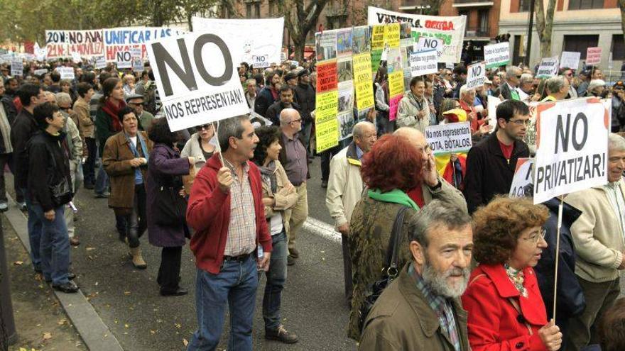 El 15M inicia la marcha por un nuevo modelo a una semana de las elecciones