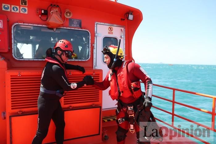 Simulacro de Salvamento Marítimo en Cartagena