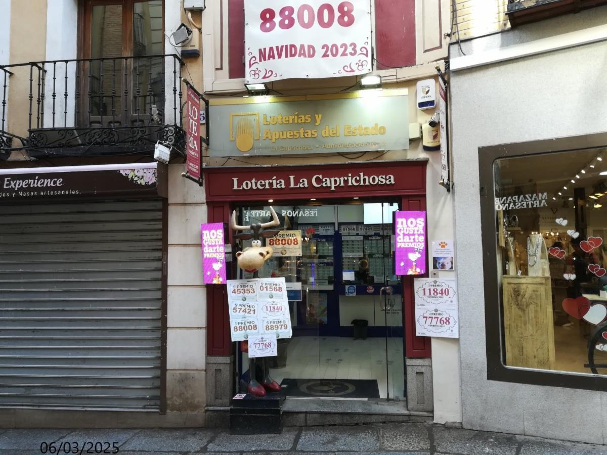 El 78.477, primer cuarto premio del Sorteo de Navidad 2025, dotado con 200.000 euros a la serie, cae en Toledo