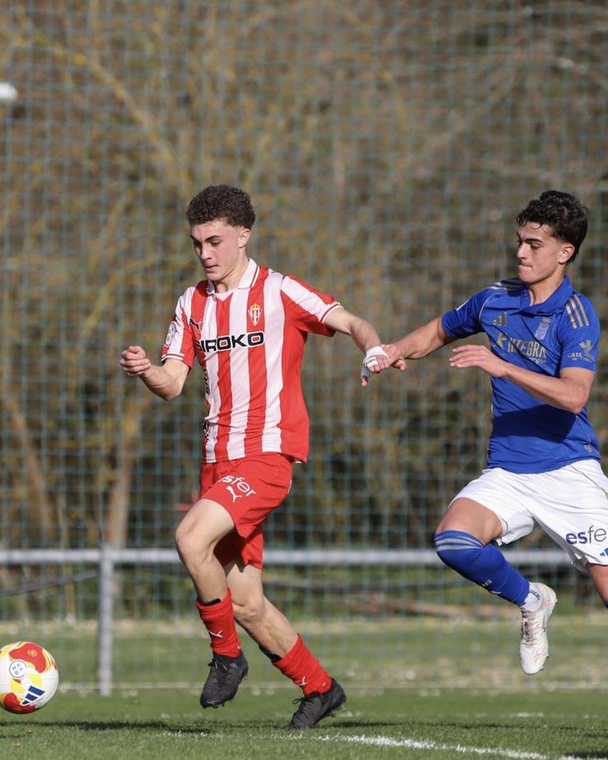 Sporting-Oviedo de División de Honor.