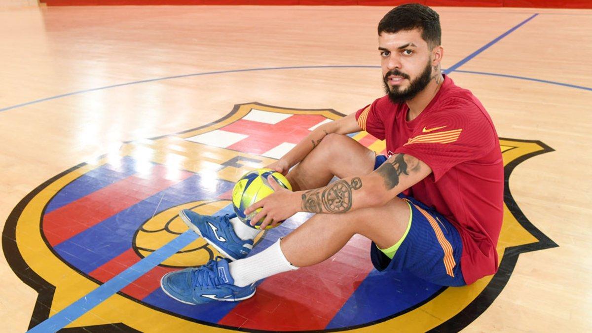 Matheus está muy feliz en el Barça