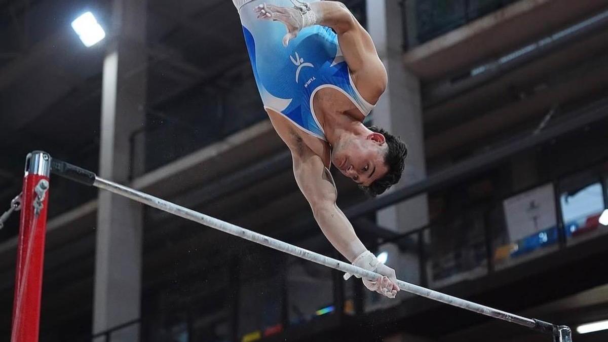 Nicolau Mir, durante un ejercicio.