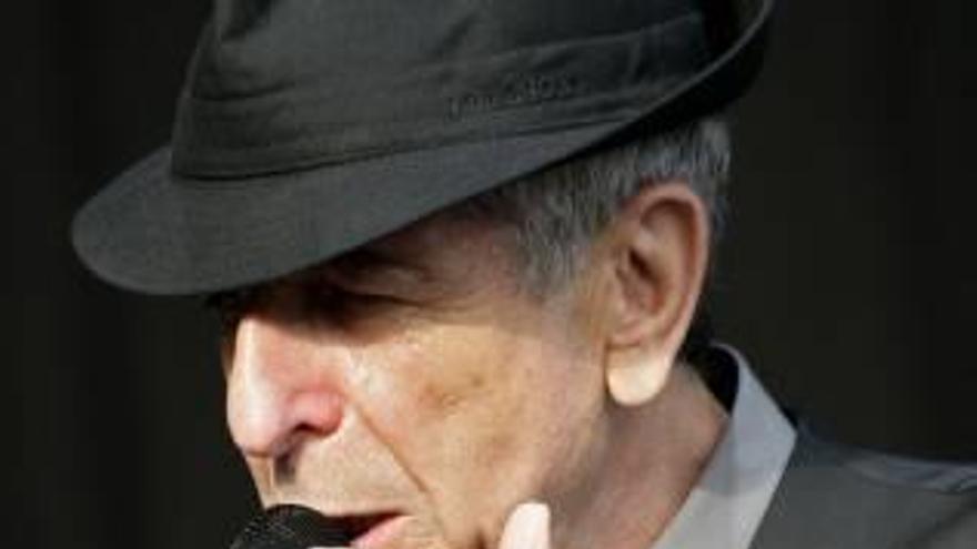 Leonard Cohen, en el Festival Internacional de Benicasim en 2008.