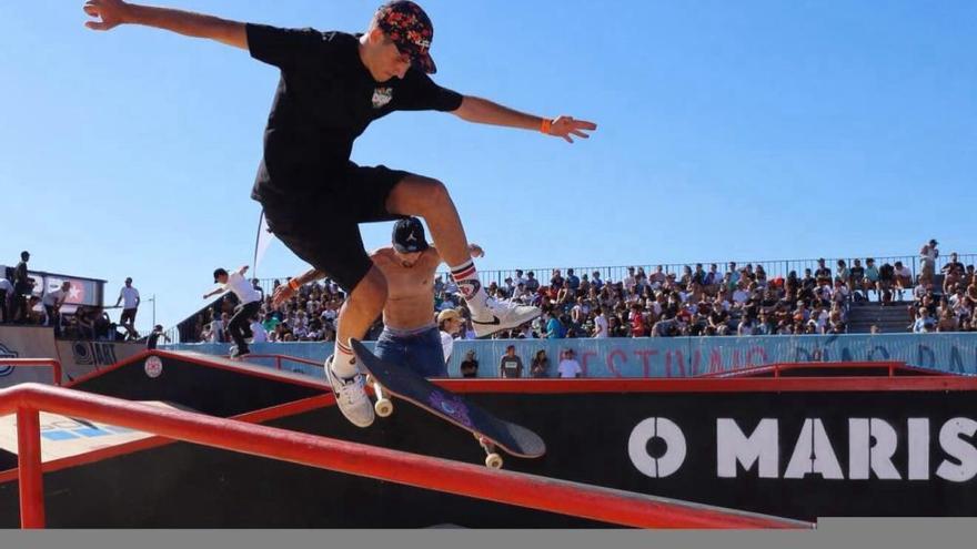 Los skaters ya compiten en el Festival O Marisquiño