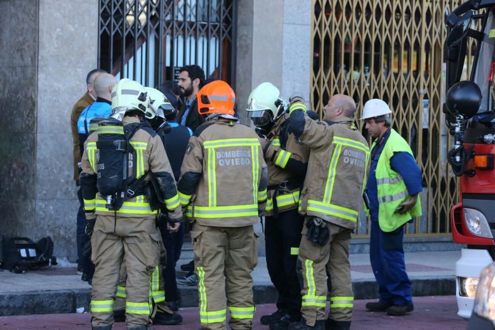 Escape de gas en Ventanielles, Oviedo