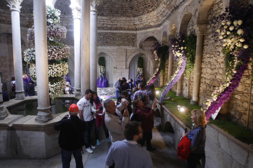 Girona es torna a omplir de visitants el darrer cap de setmana de Temps de Flors