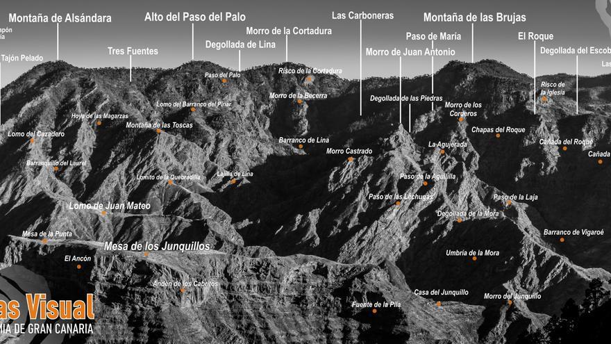 Un atlas visual recoge la toponimia de las cartas etnográficas de la isla