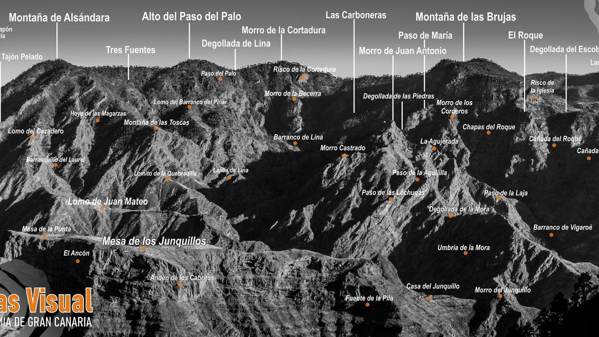 Un atlas visual recoge la toponimia de las cartas etnográficas de la isla.