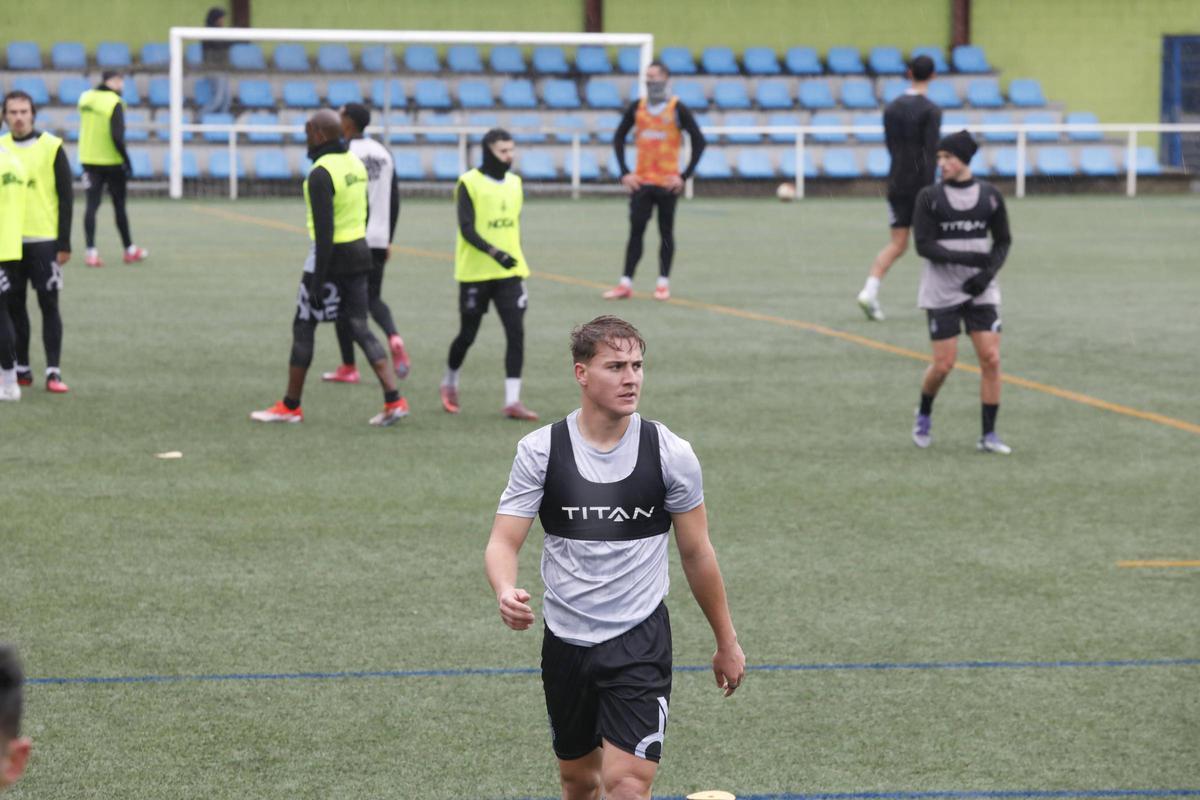 Uzkudun, en un entrenamiento de esta semana