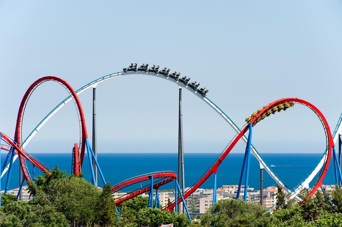 Shambala y Dragon Khan, en Port Aventura World.