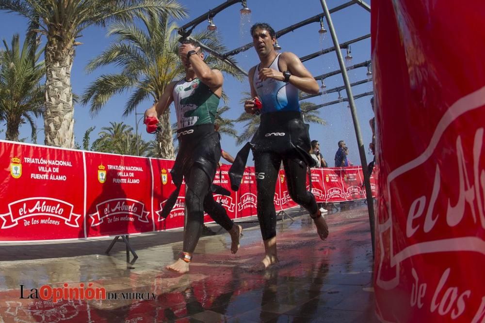 Salida del Triatlón Villa de Fuente Álamo