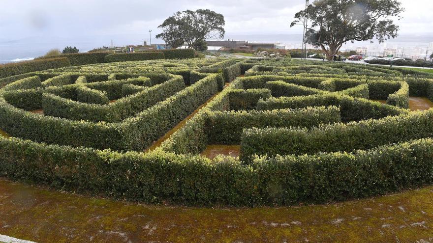 Así es el laberinto del monte de San Pedro en A Coruña