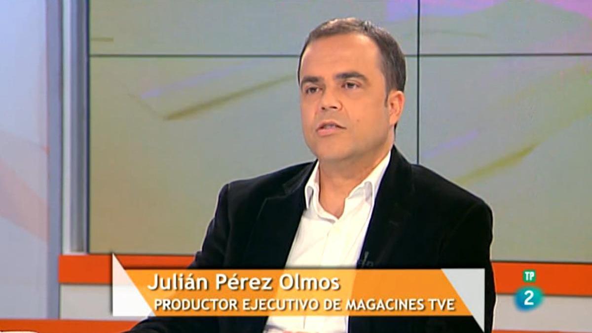 Julián Pérez Olmos, en un programa de 'RTVE Responde' en 2015.