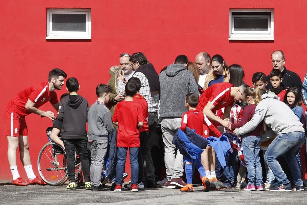 Entrenamiento del Sporting