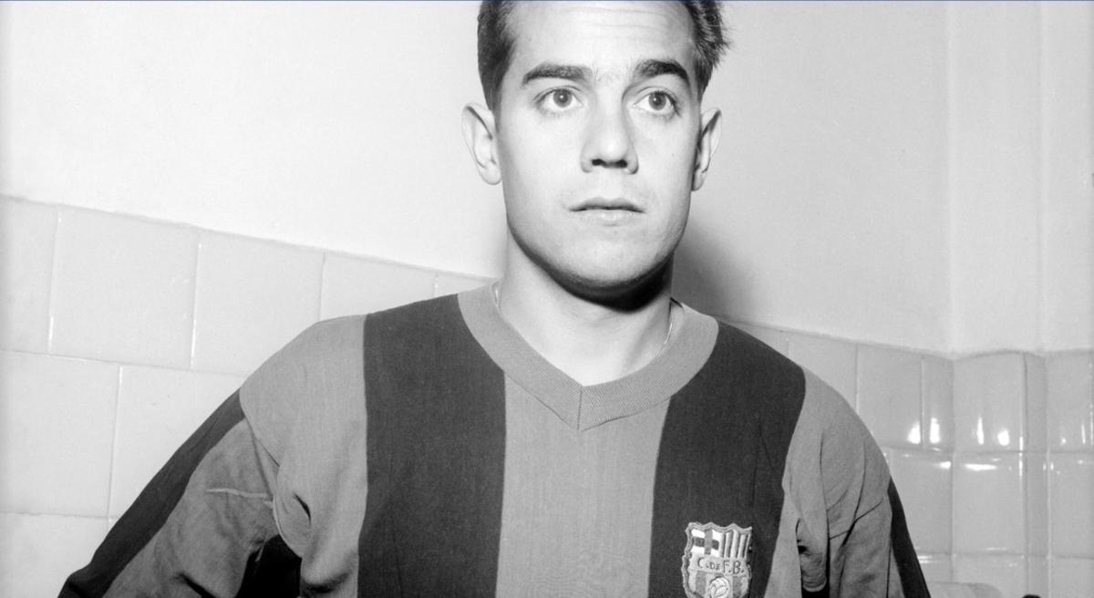 Luis Suárez Miramontes, en su época como jugador del FC Barcelona.
