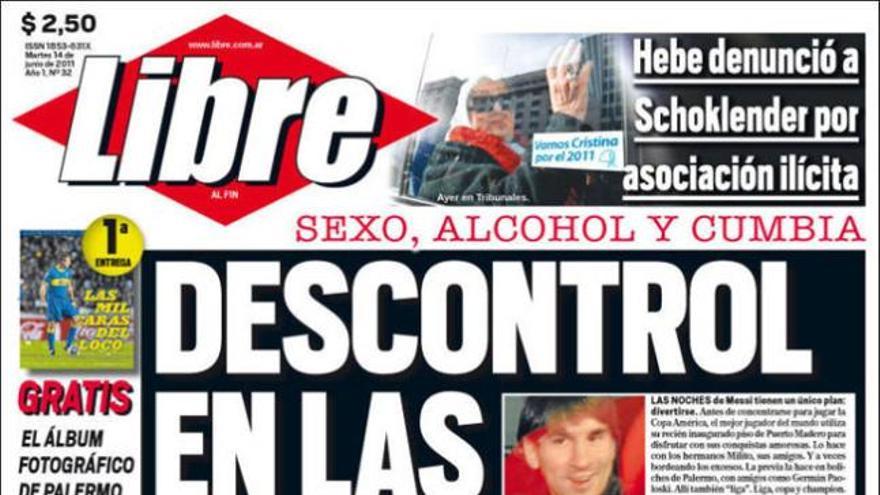 La portada del &#039;Libre&#039;