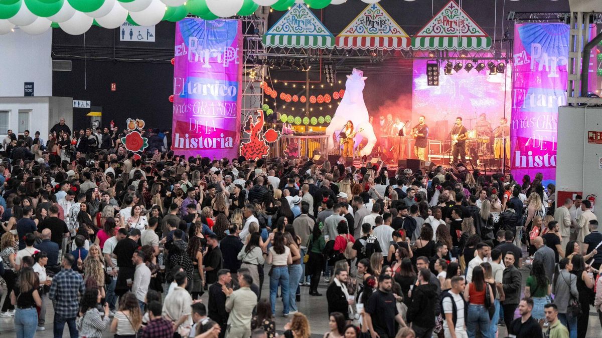 Tardeo récord para 9.000 personas, el pasado abril en L'Hospitalet.