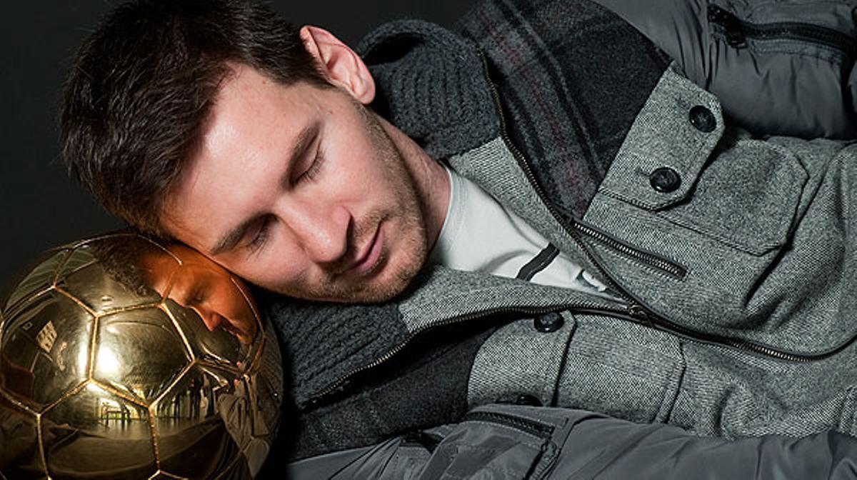 Entrevista amb Leo Messi, jugador del FC Barcelona, després de guanyar la quarta Pilota d’Or.