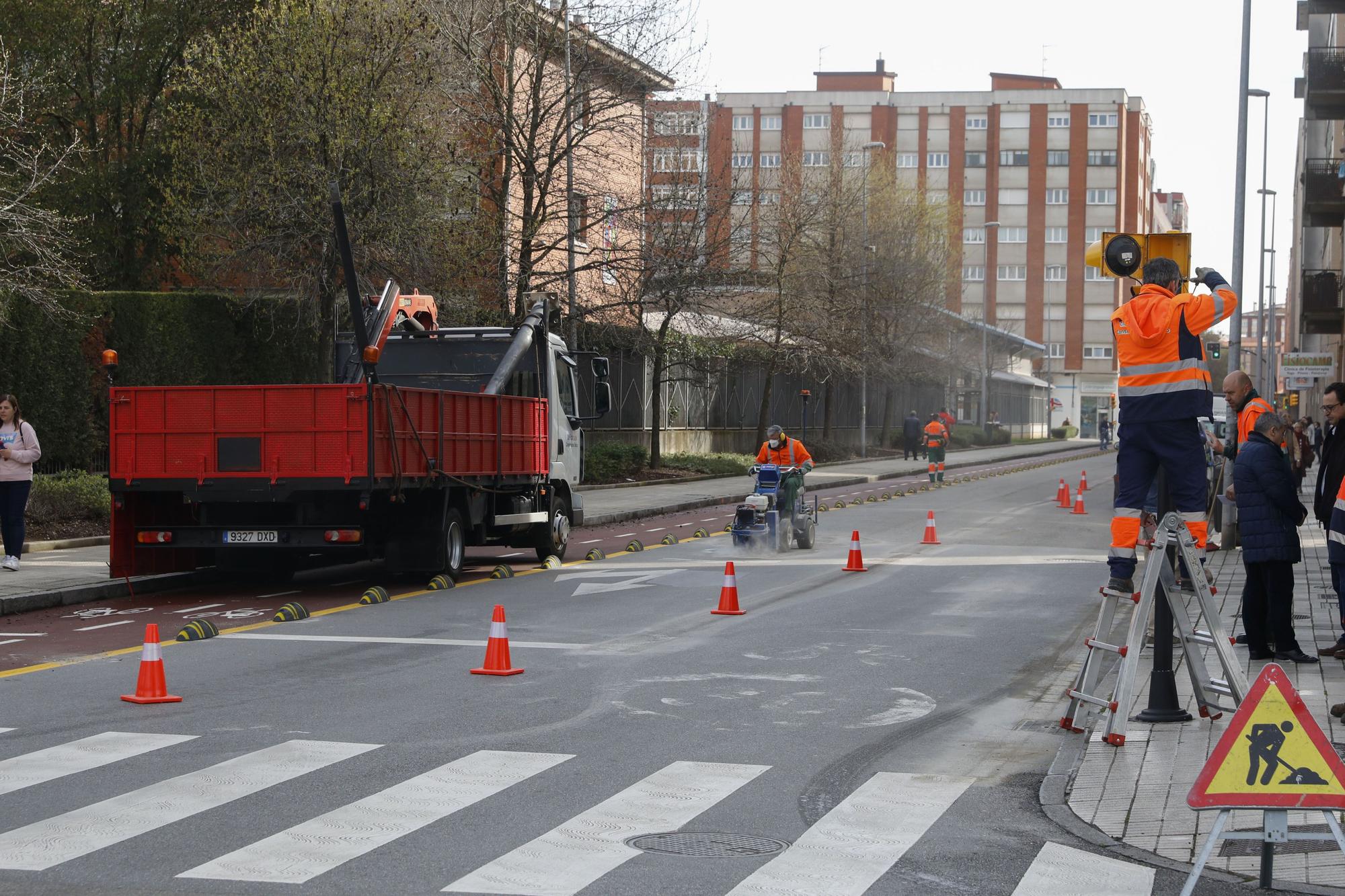 En imágenes: la ecomanzana de La Calzada, en marcha