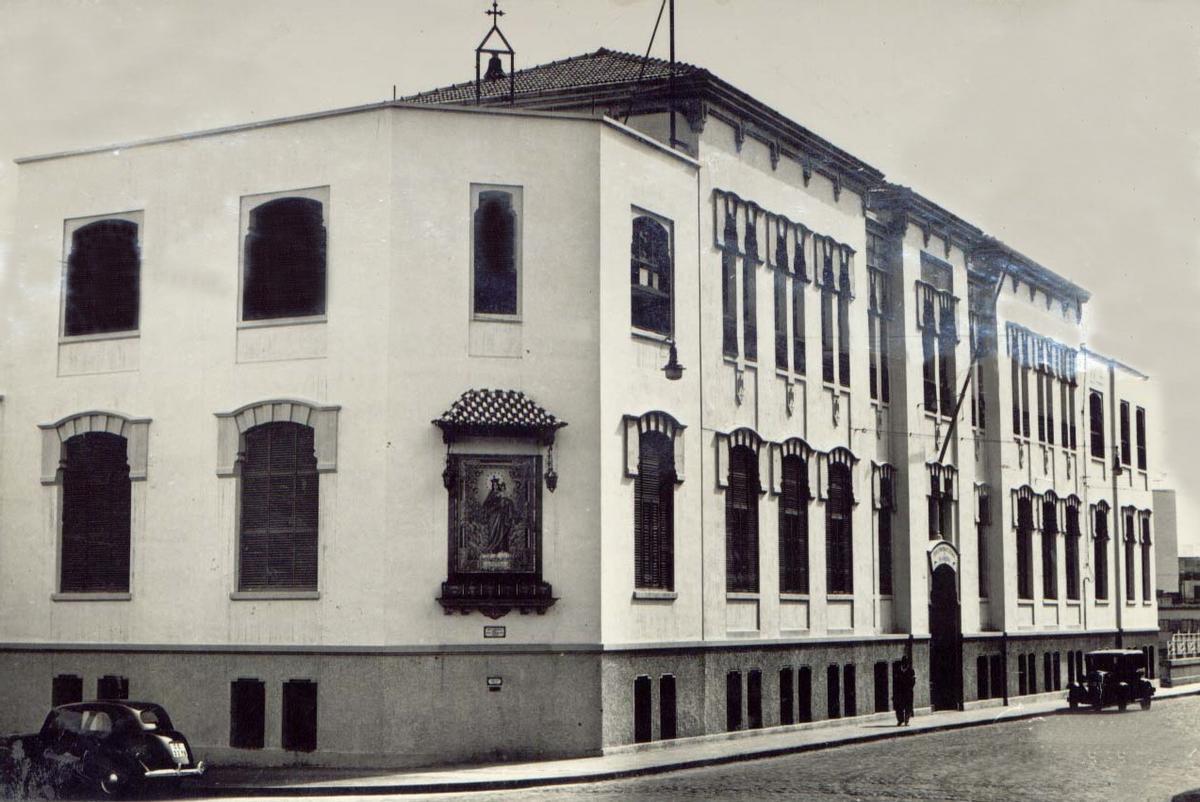 Colegio Salesiano en 1955.