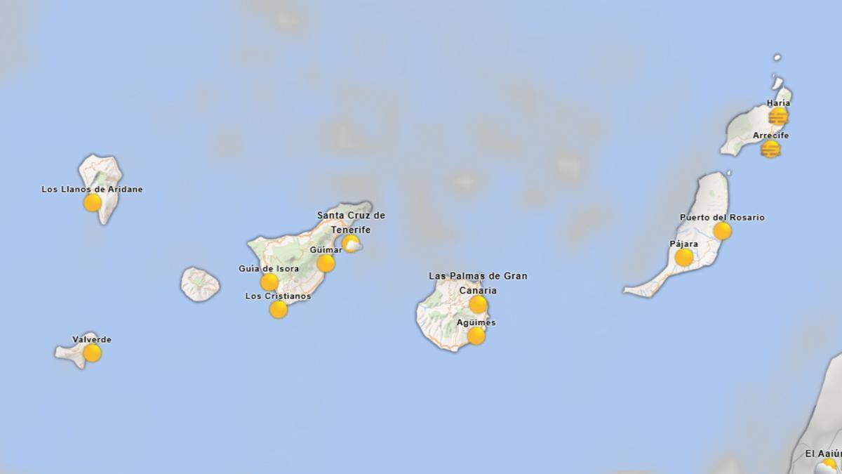 Previsión del tiempo en Canarias (del 18 al 24 de mayo)