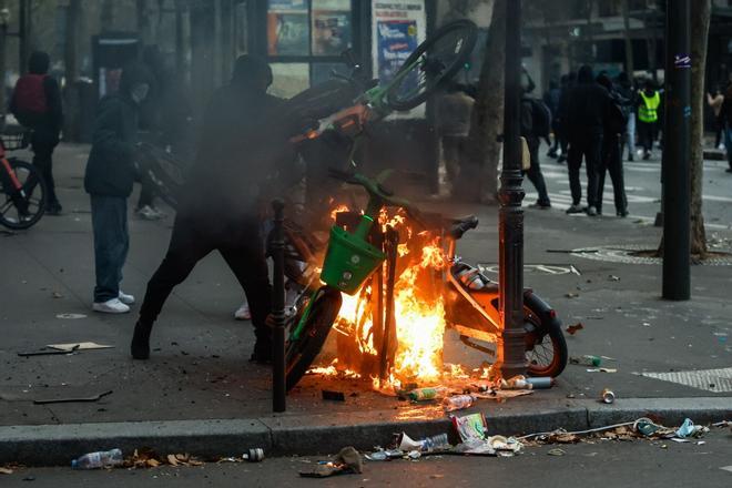 Los disturbios en Francia, en imágenes