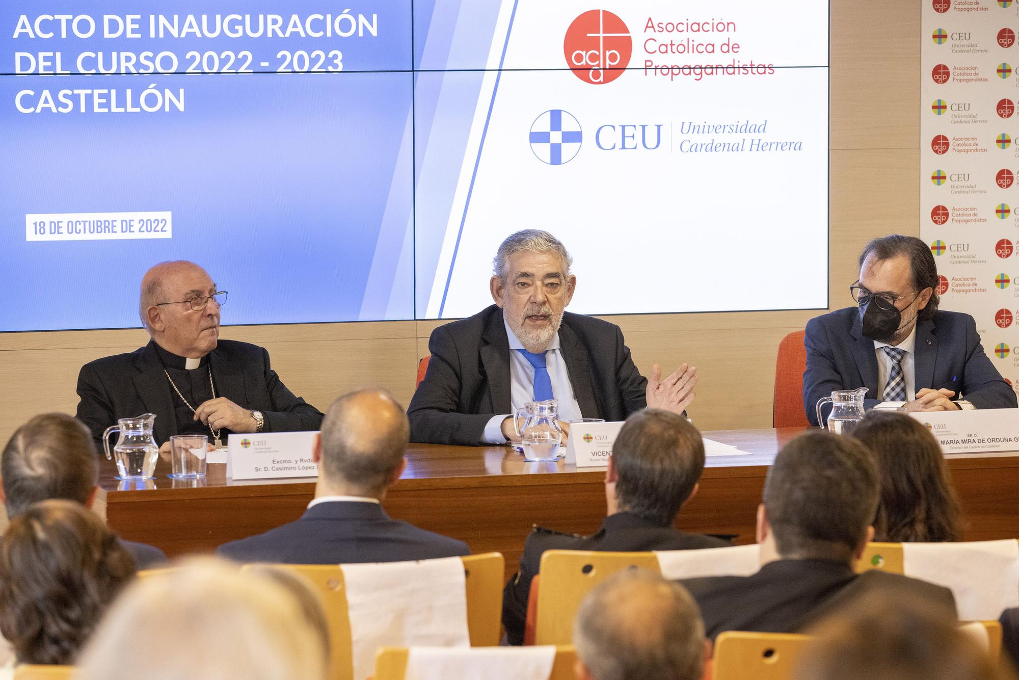 Acto de inauguración del curso de la Universidad Cardenal Herrera CEU