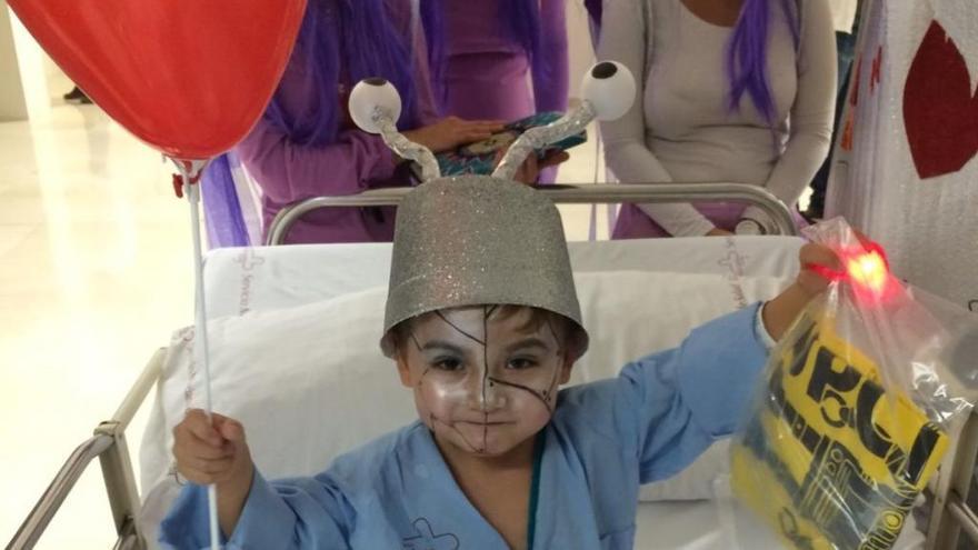 La tecnología y el carnaval, de la mano por los niños de La Arrixaca