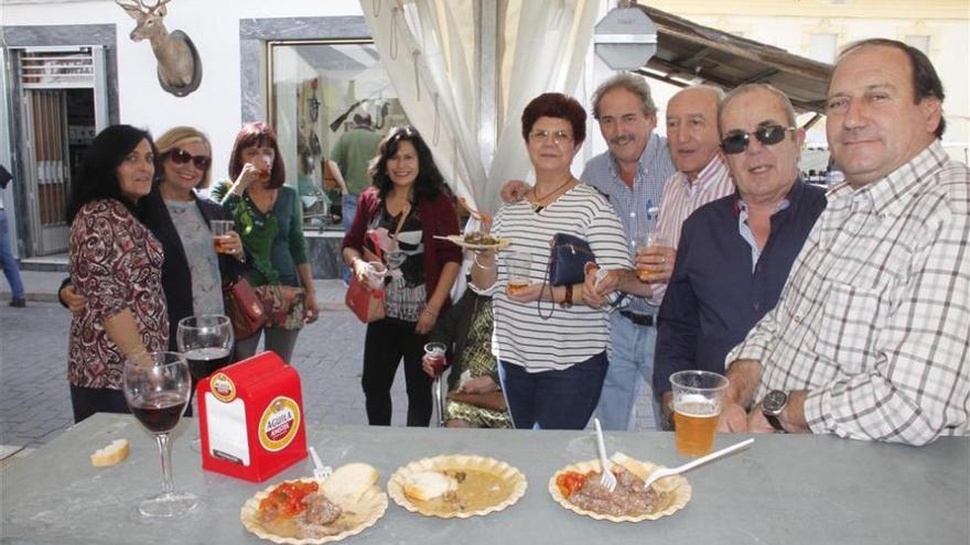 ¡Al rico lechón!... A pesar de la lluvia