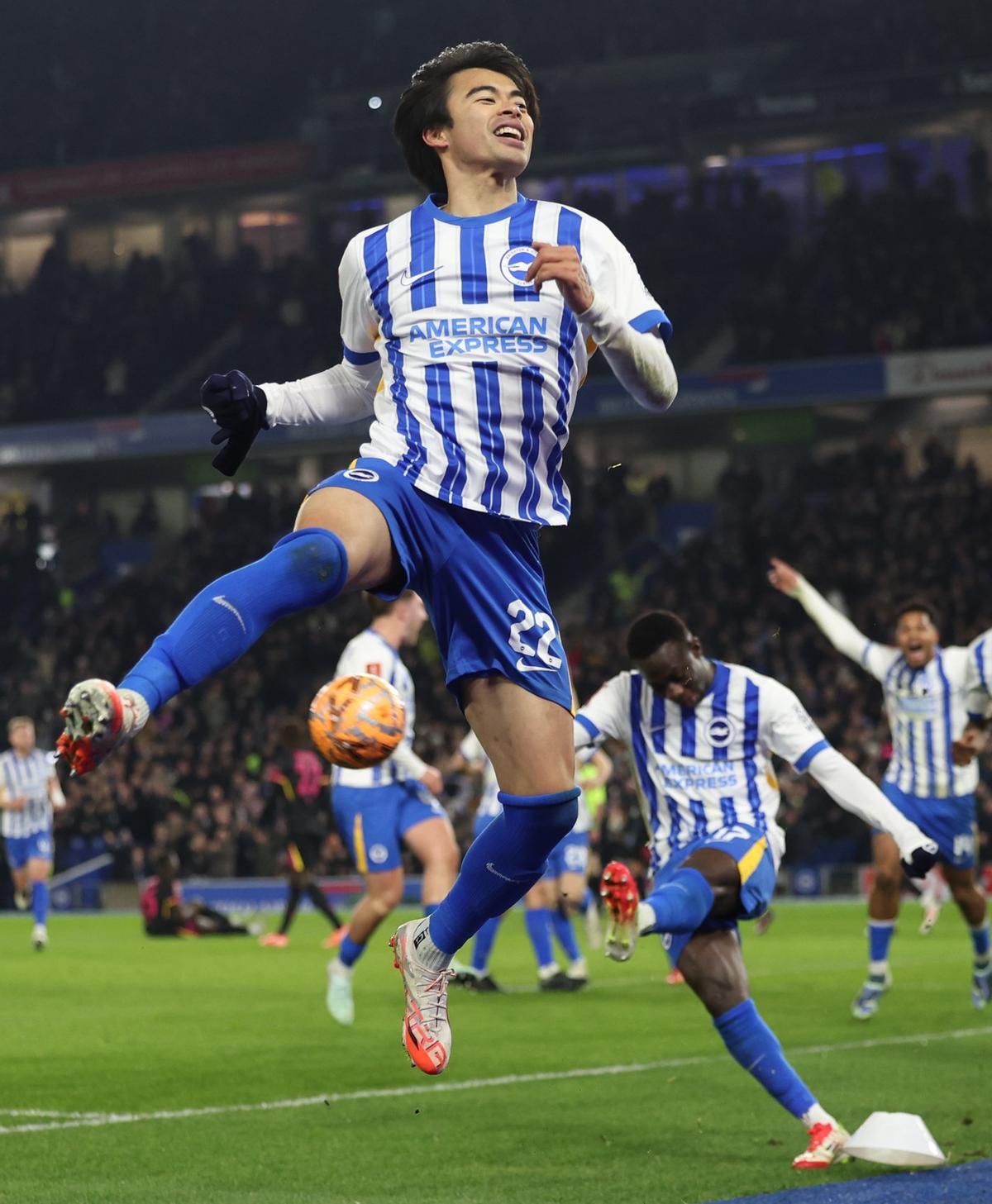 Miotma celebra el gol del triunfo contra el Chelsea en la FA Cup