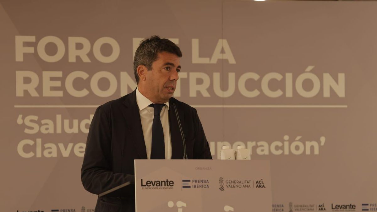 Mazón: "Más importante que reconstruir un puente es curar un trauma"