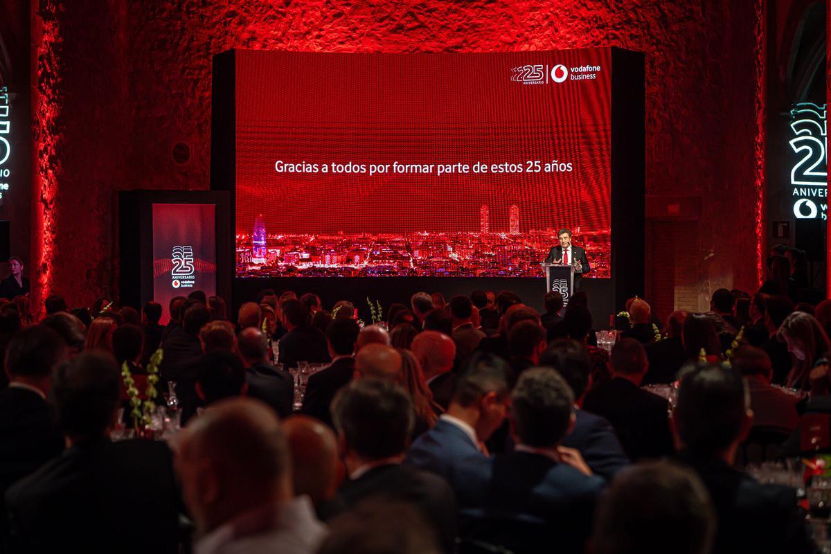 Barcelona, 30/10/2025 Economía.  Gala 25 aniversario Vodafone, Catalunya. El CEO de Vodafone España José Miguel García. AUTOR: MANU MITRU