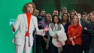 Montero desafía al PP en su primer acto como líder del PSOE andaluz: "Vengo a ganar"