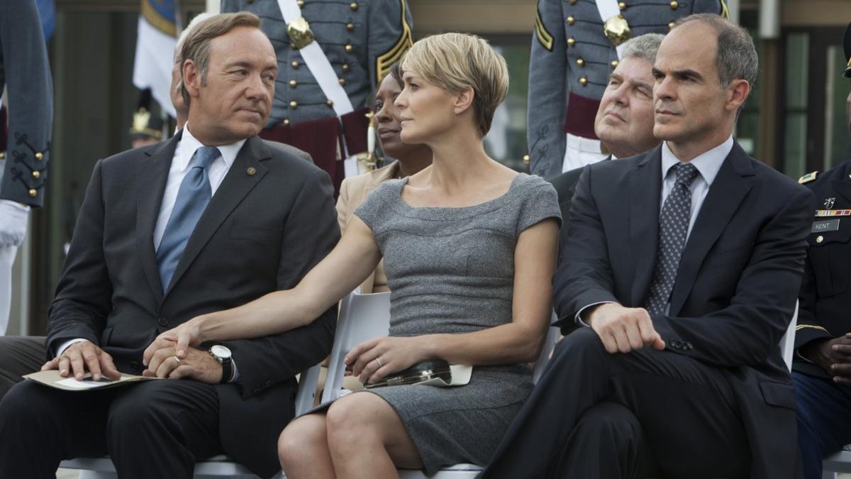 Kevin Spacey y Robin Wright en 'House of Cards'