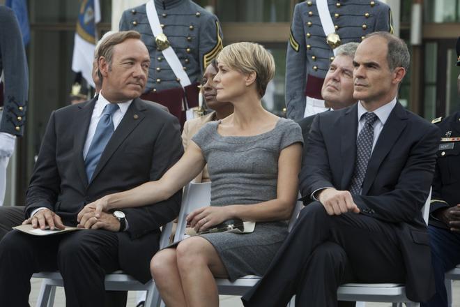 Kevin Spacey y Robin Wright en 'House of Cards'