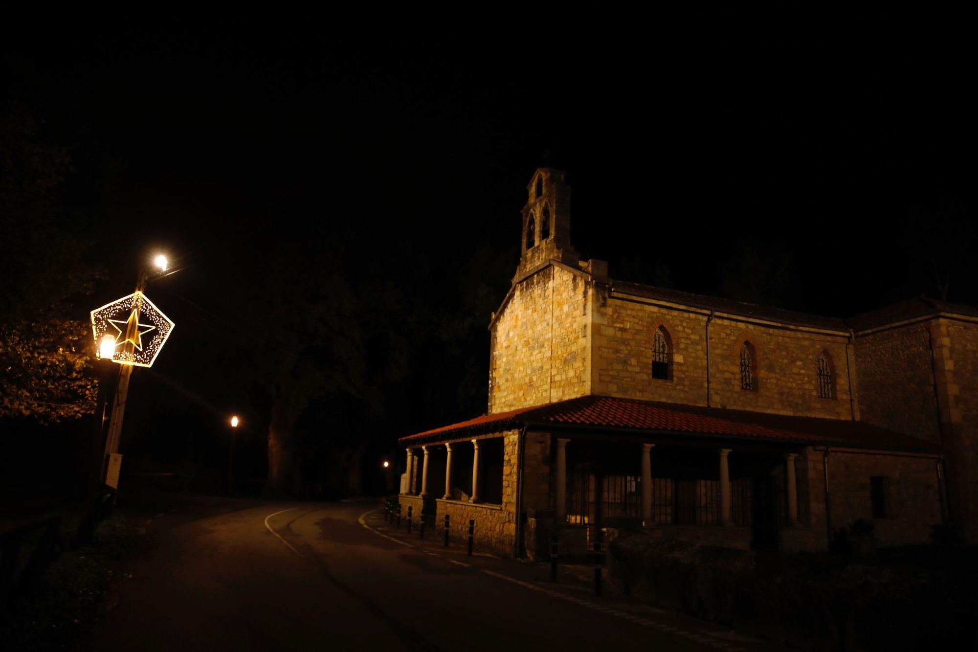 En imágenes: La iluminación en la zona rural de Gijón