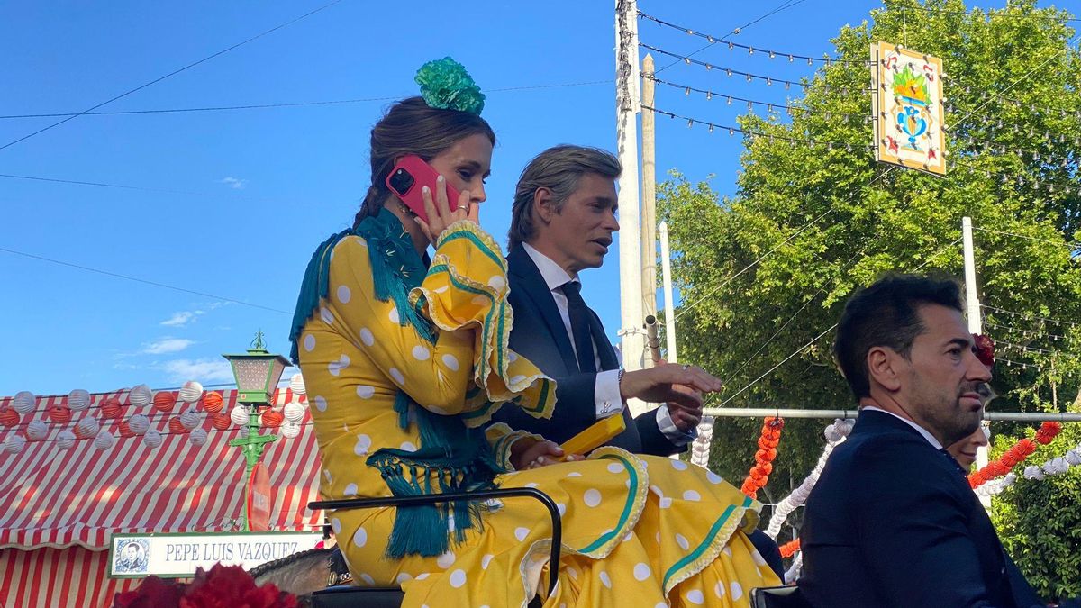 Carlos Baute en la Feria de Abril.