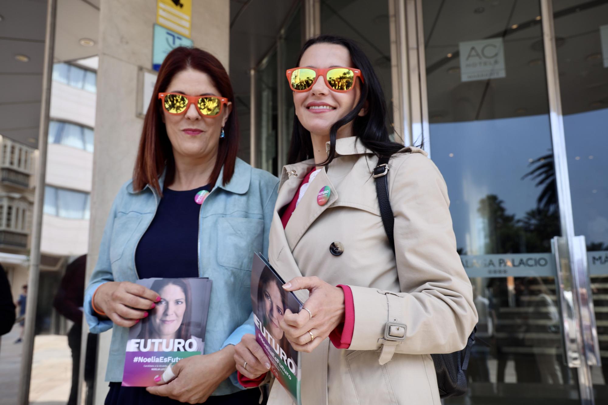 Desayuno informativo y visita de Inés Arrimadas en Málaga