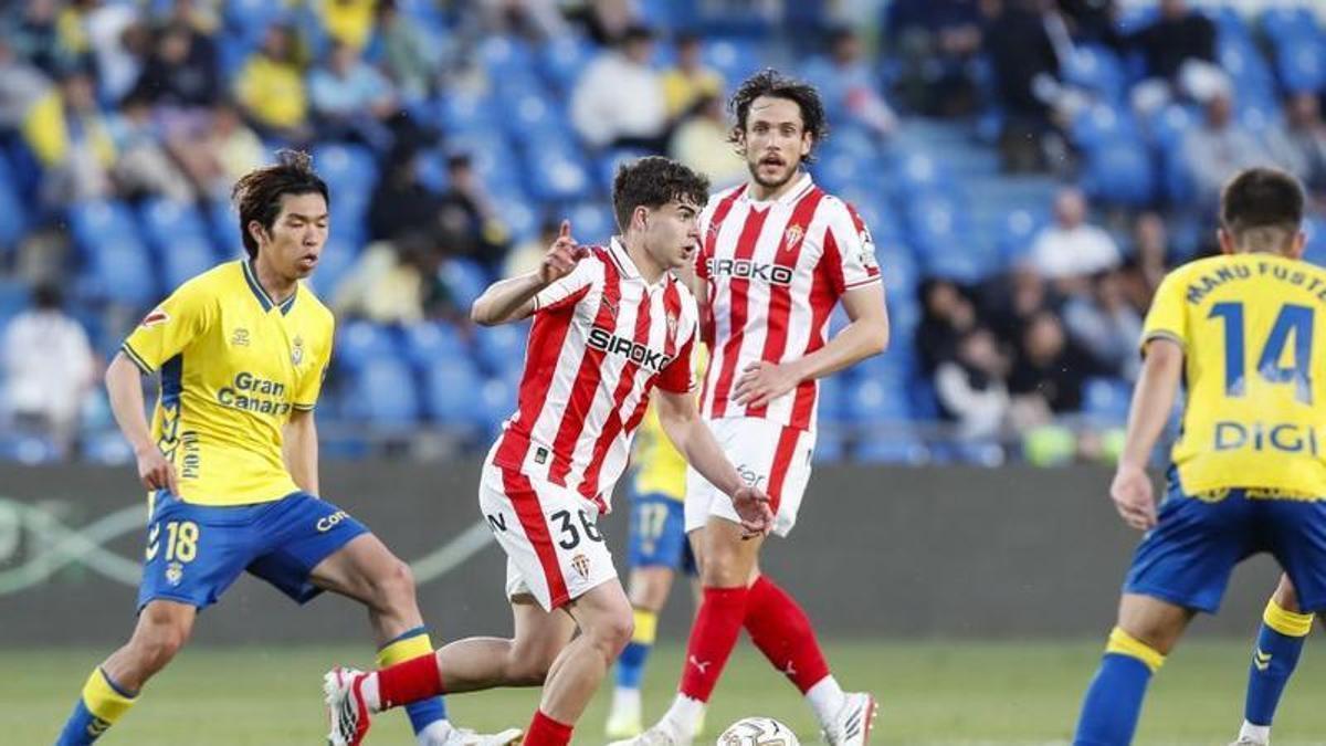 Así fue el partido entre el Sporting y Las Palmas