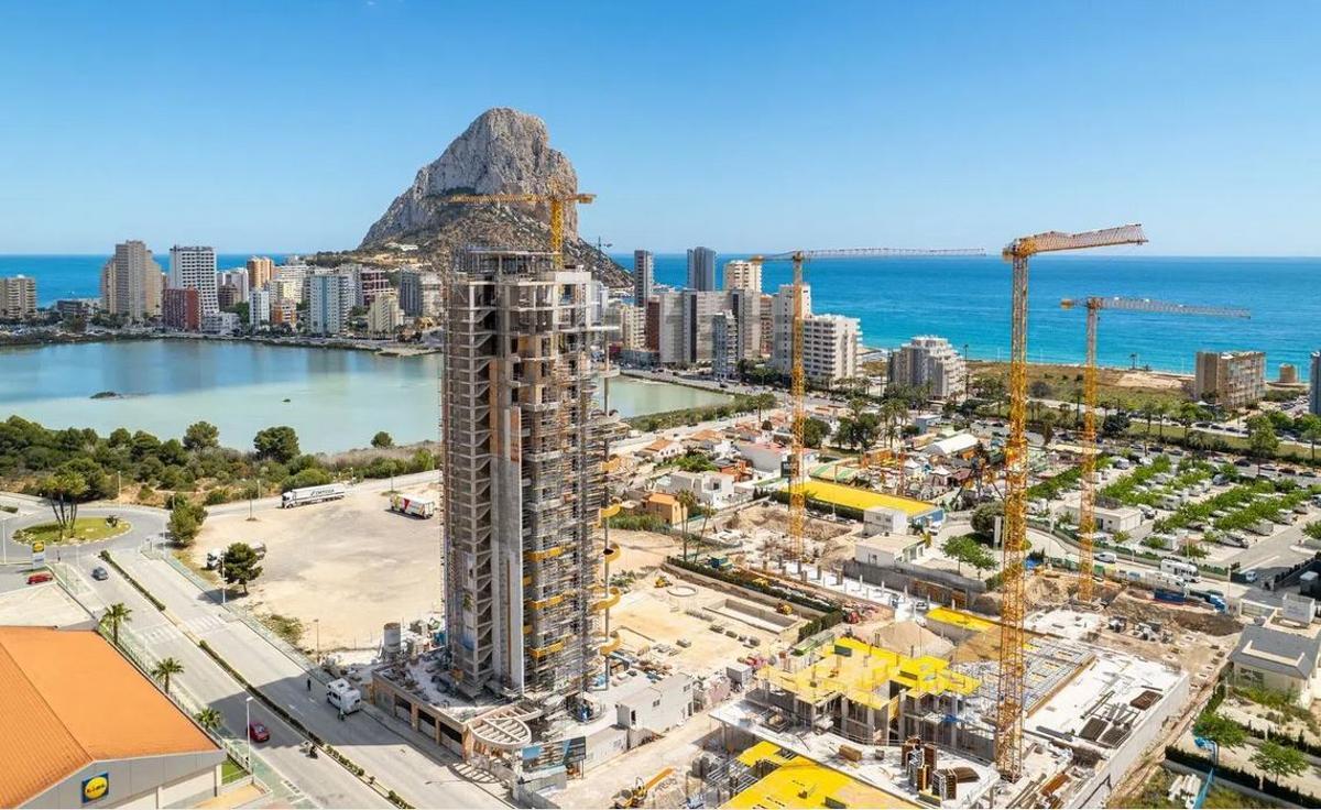 Imagen difundida por una de las promotoras que está construyendo junto a les Salines