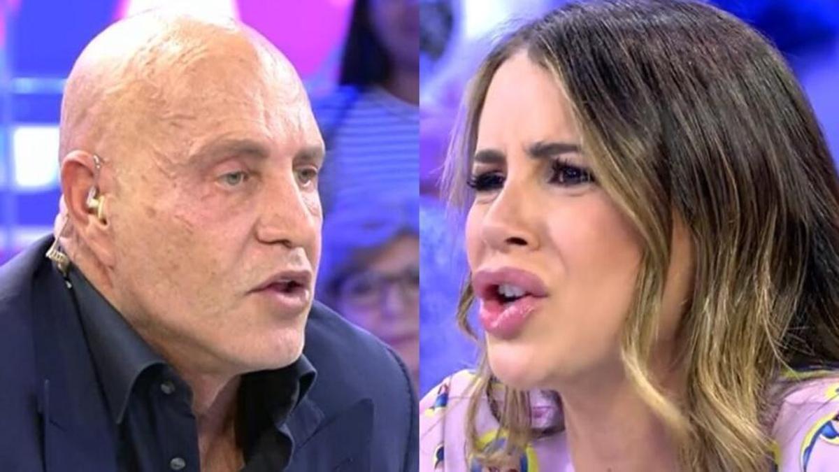 Kiko Matamoros y Cristina Porta a insulto limpio: &quot;Eres un sinvergüenza&quot;