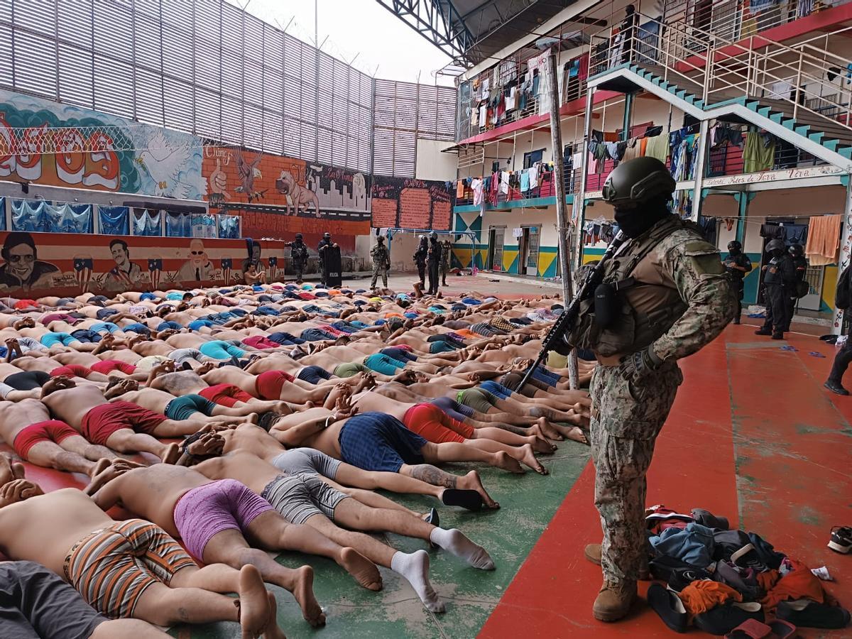 Intervención en la cárcel Regional del Litoral, en Guayaquil (Ecuador)