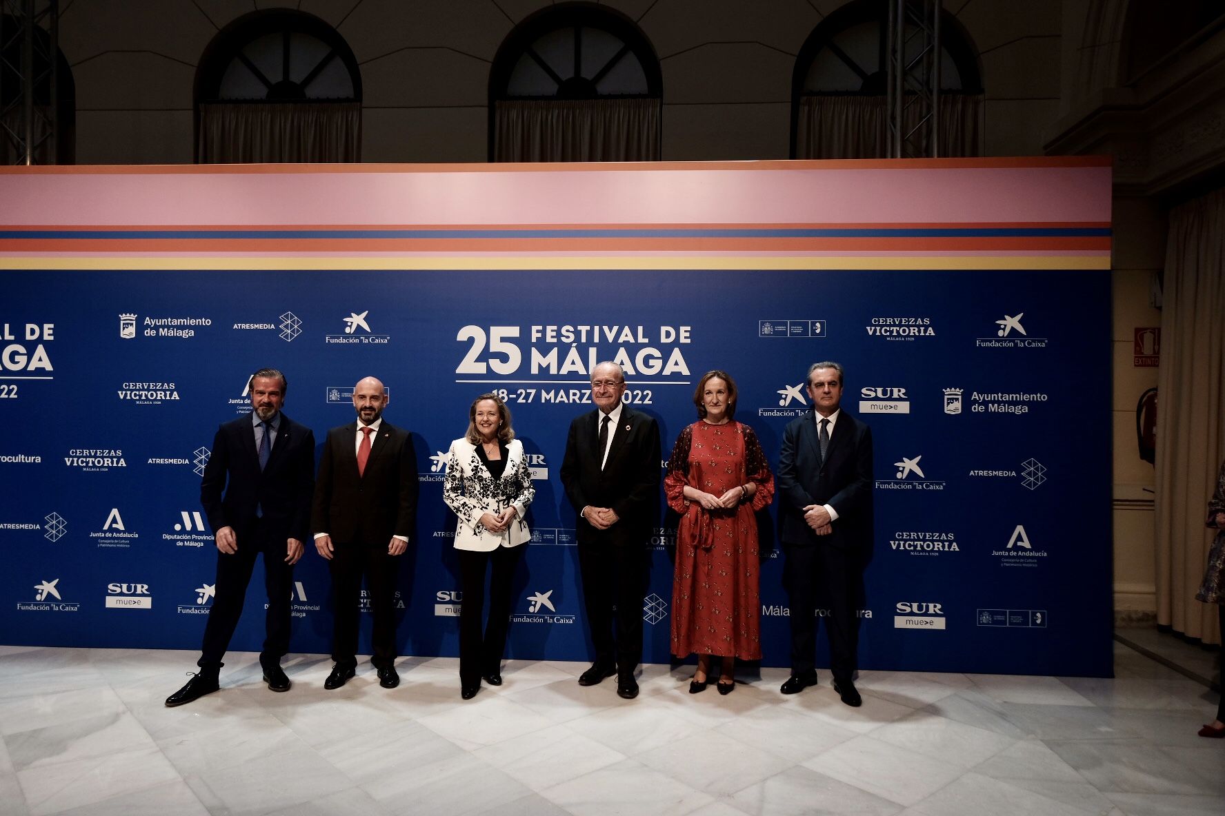 Alfombra roja de la gala de clausura del Festival de Cine de Málaga