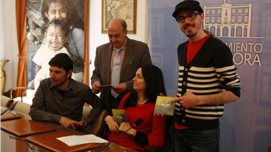 Israel Peralta, María Eugenia Cabezas, Feliciano Ferrero y Paco González.