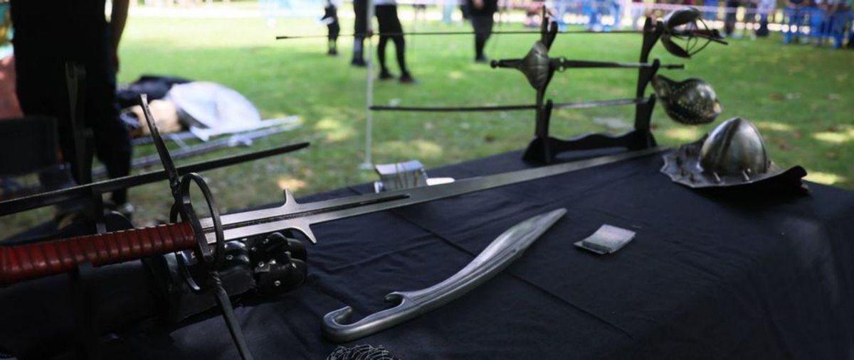 Una pequeña muestra de las diferentes armas que ostentan.